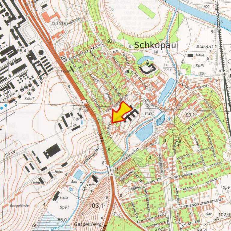 Lageplan Standort Schkopau