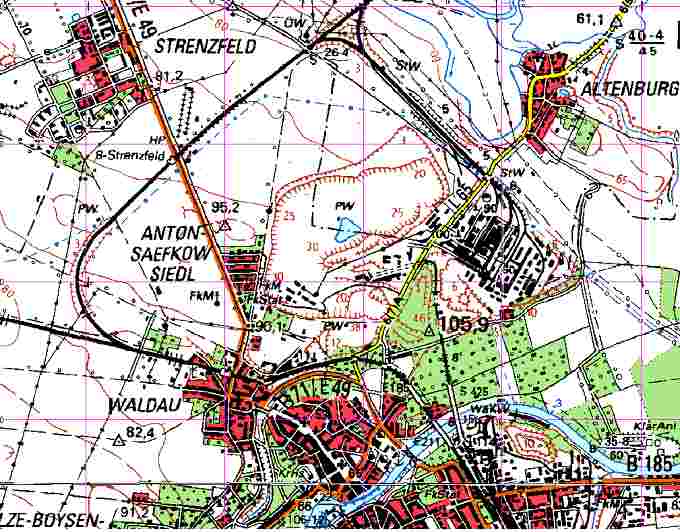 Lageplan Standort Bernburg Nordspange